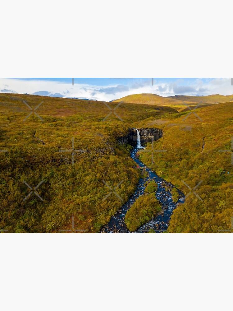 Thumbnail 3 of 3, Photographic Print, Svartifoss Waterfall Iceland designed and sold by AdrianAlford.