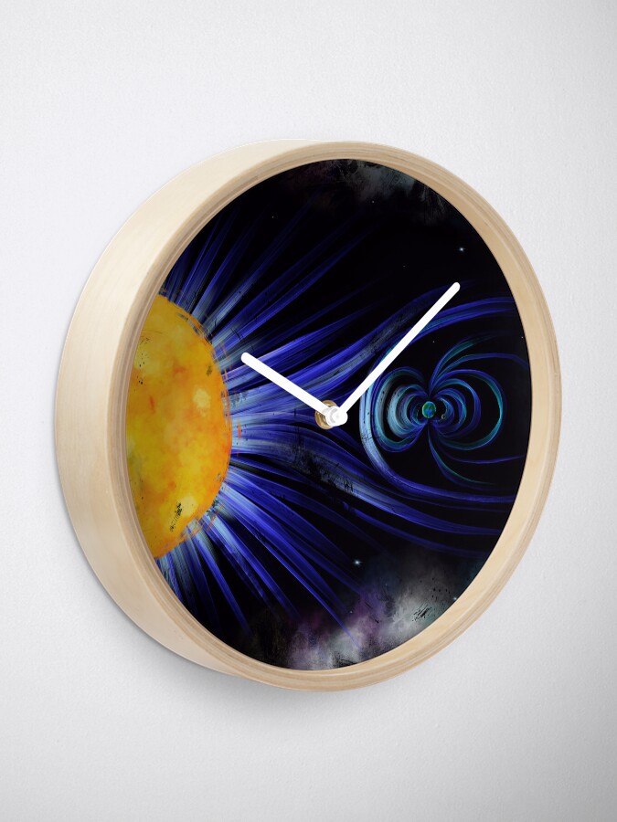 Alternate view of Magnetic Fields Clock
