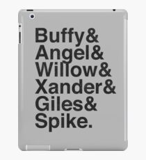 The Scooby Gang Vintage Black iPad Case/Skin