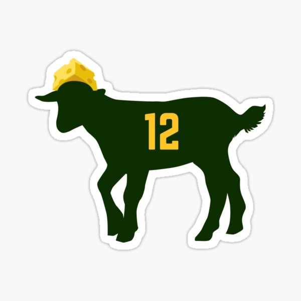 Aaron Rodgers Is The Goat Sticker For Sale By Jkwartwork Redbubble