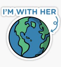 Pegatina Estoy con la madre naturaleza