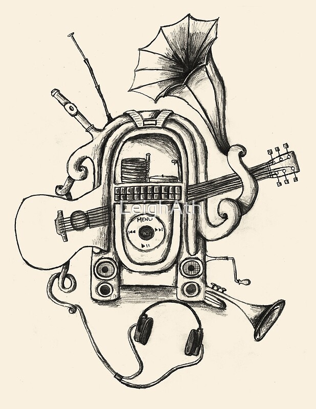 "The Music MachineFor Prints" by LeighAth Redbubble