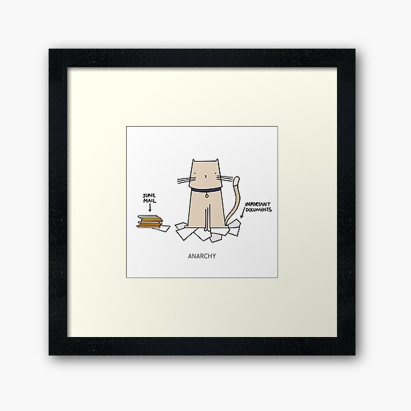 ANARCHY Framed Art Print