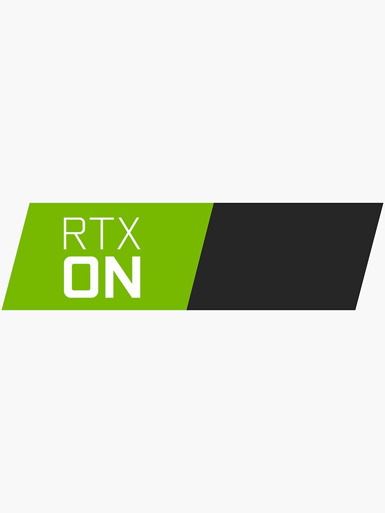 Rtx On Sticker For Sale By F6310 Redbubble