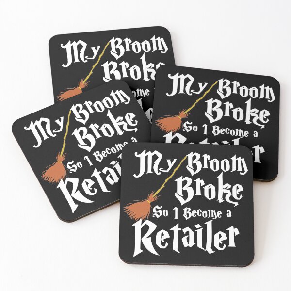 Item preview, My Broom Broke So I Become A Retailer - Funny Halloween designed and sold by overstyle.