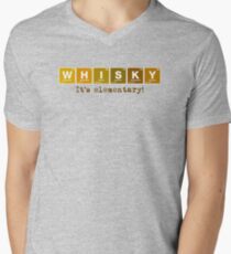 Whisky - It's Elementary! Men's V-Neck T-Shirt