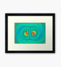 Psychedelic Eyes Framed Print