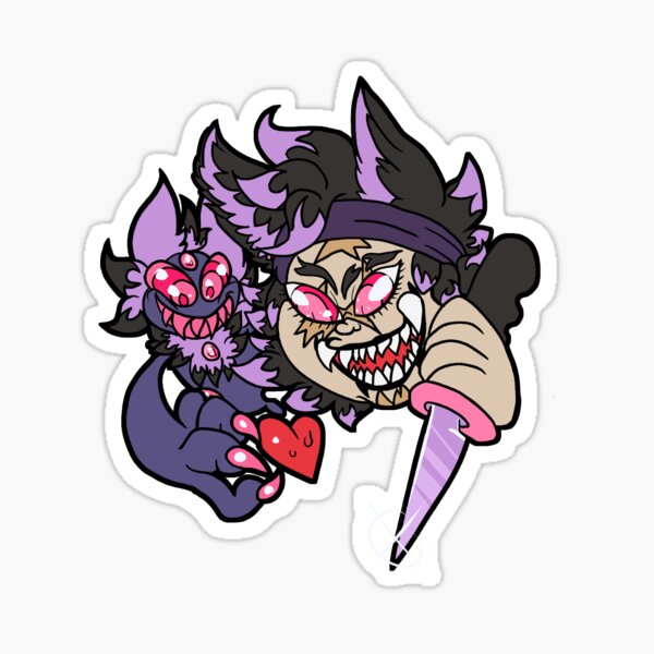 Twice a stabbing Sticker