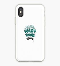 Stussy wasted youth iPhone Case