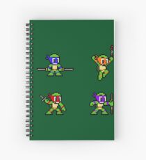8-Bit TMNT Spiral Notebook