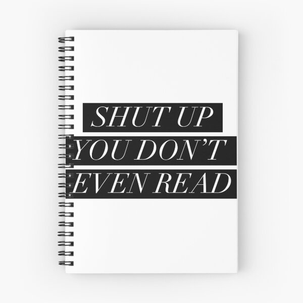 Item preview, shut up and read designed and sold by FandomsShirtsPH Inc.
