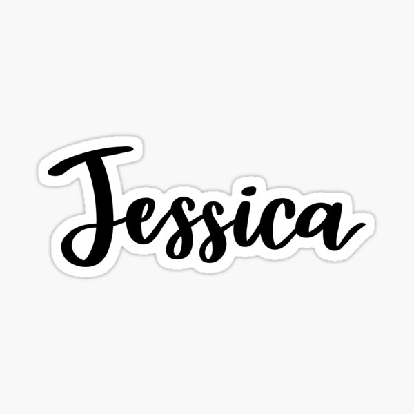 Jessica Sticker By Ellietography Redbubble