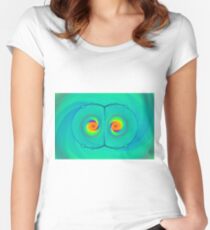Psychedelic Eyes Women's Fitted Scoop T-Shirt