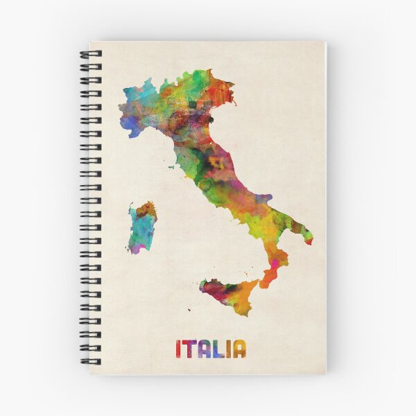 Item preview, Italy Watercolor Map, Italia designed and sold by ArtPrints.