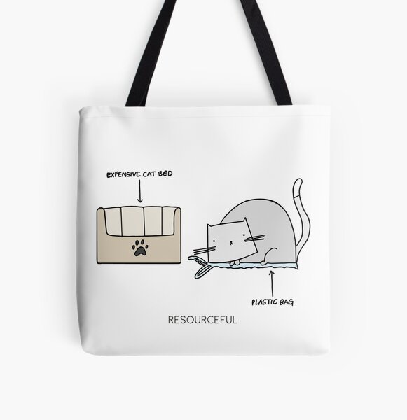 RESOURCEFUL All Over Print Tote Bag