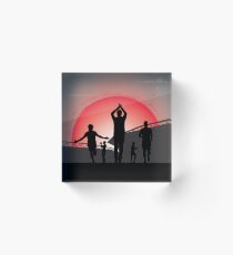 Liverpool fc Players Sunset Acrylic Block