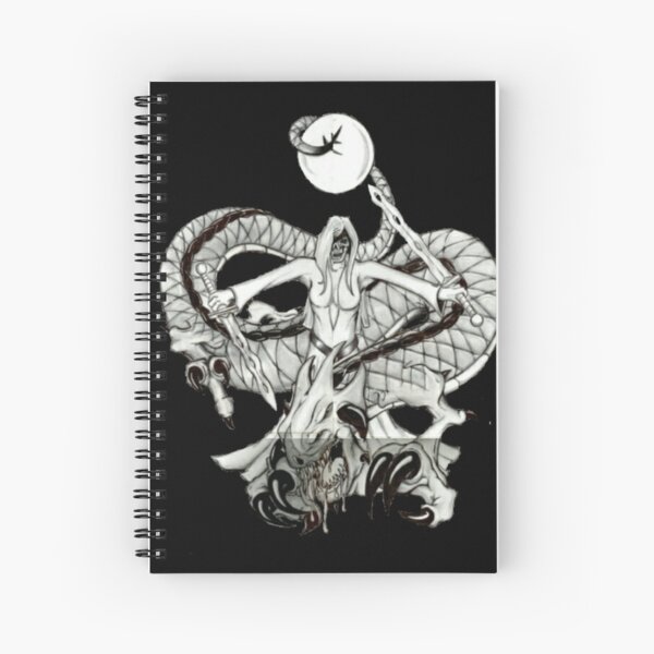Lady Dragon Death Warrior Spiral Notebook