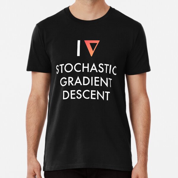 I Heart Stochastic Gradient Descent - Dark Premium T-Shirt