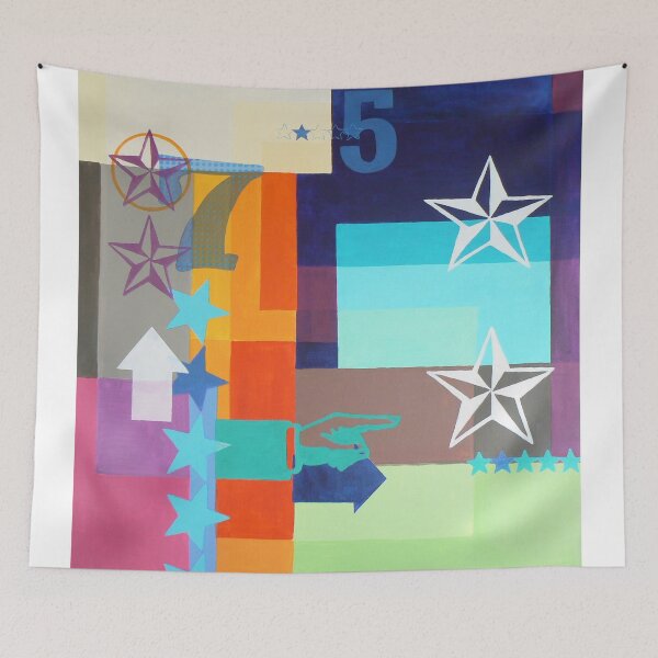 Item preview, Lucky Star - pop art abstract designed and sold by Carolynne.