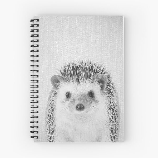 Item preview, Hedgehog - Black & White designed and sold by galdesign.