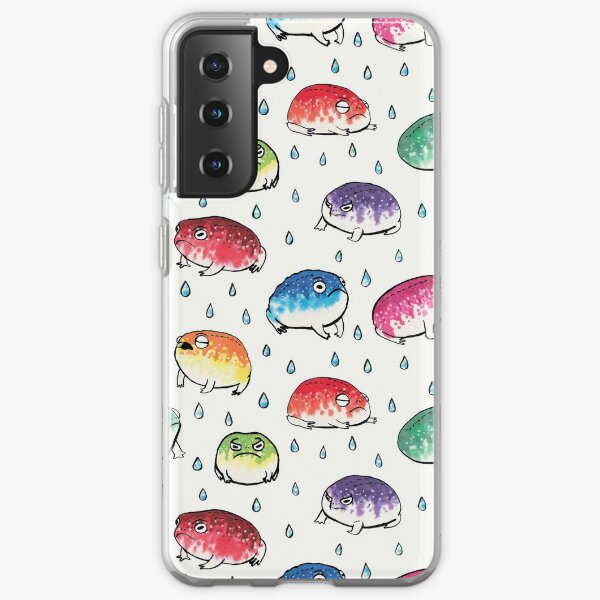 Round Rain Frogs Samsung Galaxy Soft Case