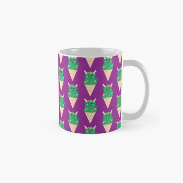 Ice Cream Dragon Green Classic Mug