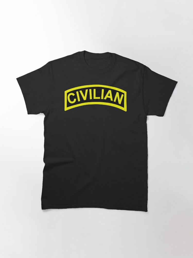 "Civilian Military Tab" Tshirt by zalisaurus Redbubble
