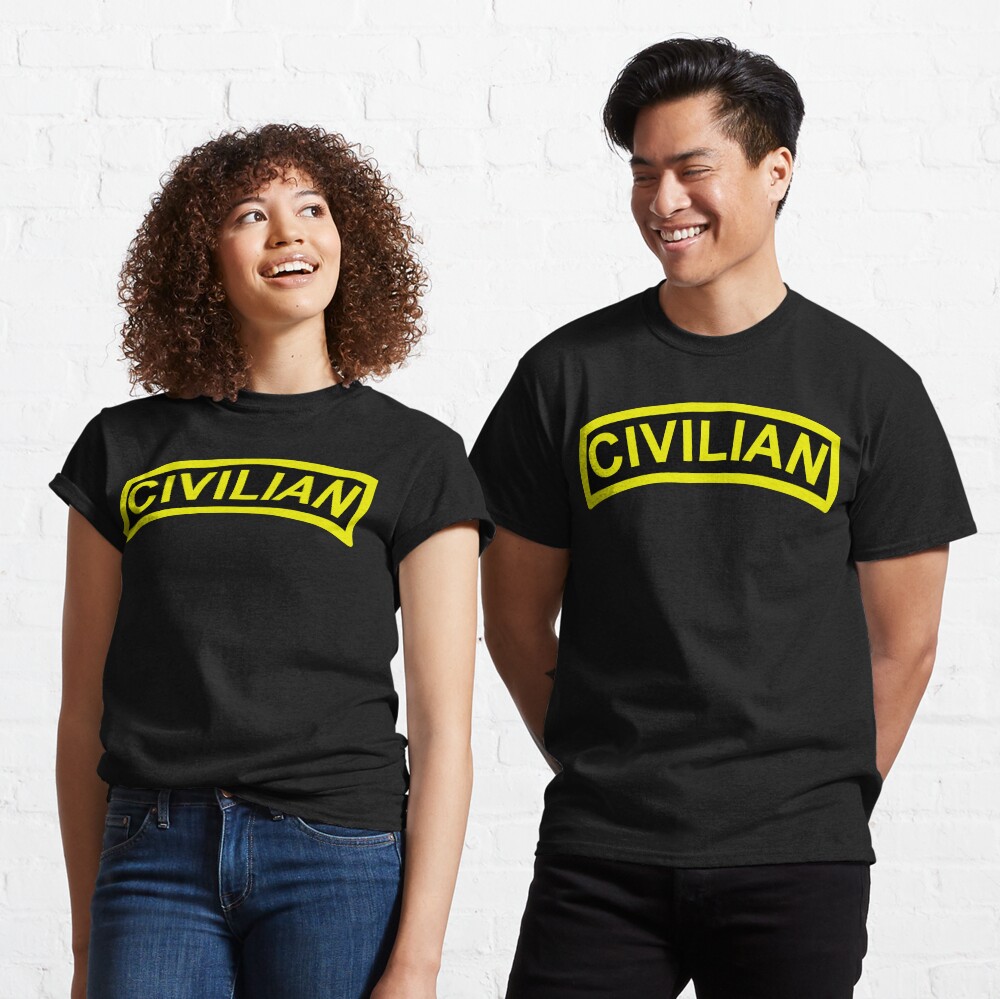 "Civilian Military Tab" Tshirt by zalisaurus Redbubble