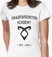 Camiseta entallada para mujer Bienvenido a Shadowhunter Academy
