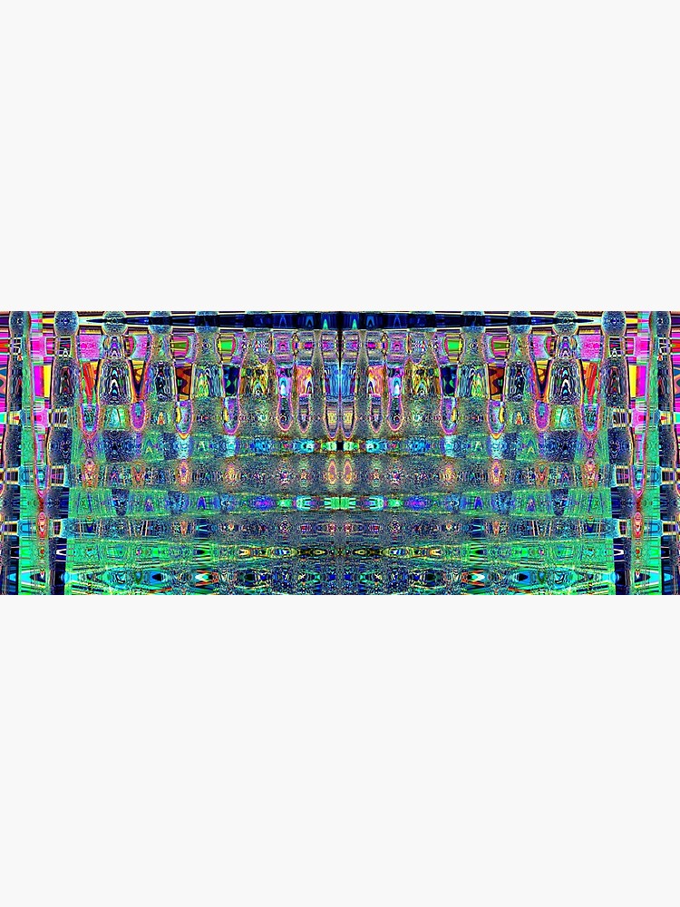 Thumbnail 4 of 4, Metal Print, Social Distortion Digital Abstract Art  designed and sold by Warren Paul Harris.