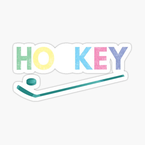 Great Top Ice Hockey Gift Design Sticker for Sale by LGamble12345