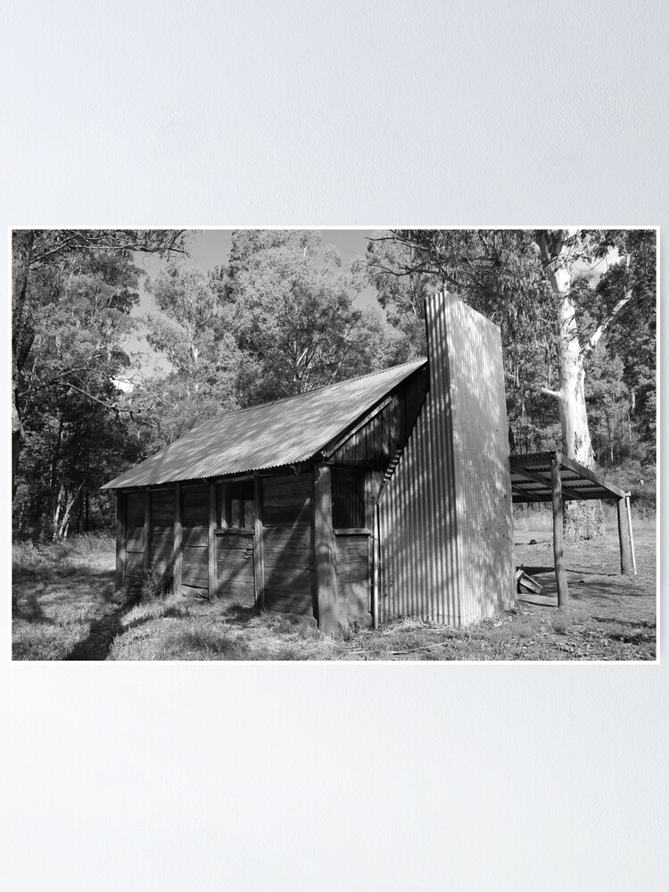 Thumbnail 1 of 3, Poster, Upper Jamieson Hut, N.E. Victoria, Austalia designed and sold by MissyD.