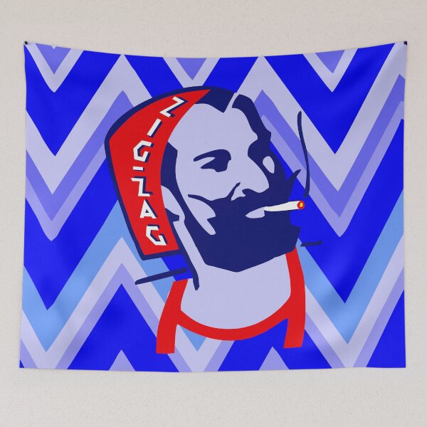 Item preview, Captain - Zig Zag Blue designed and sold by GR8DZINE.