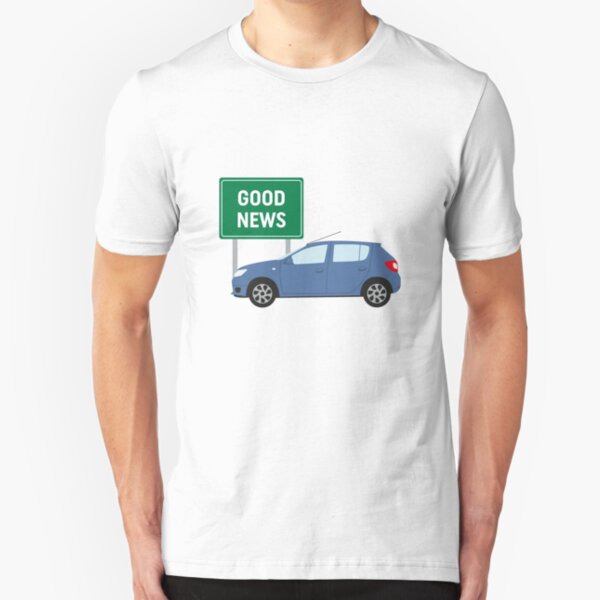 Good News! It's James May's Dacia Sandero Design Slim Fit T-Shirt