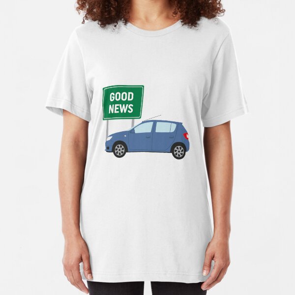 Good News! It's James May's Dacia Sandero Design Slim Fit T-Shirt