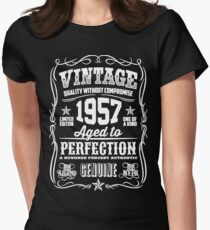Vintage 1957 Aged to perfection Women's Fitted T-Shirt