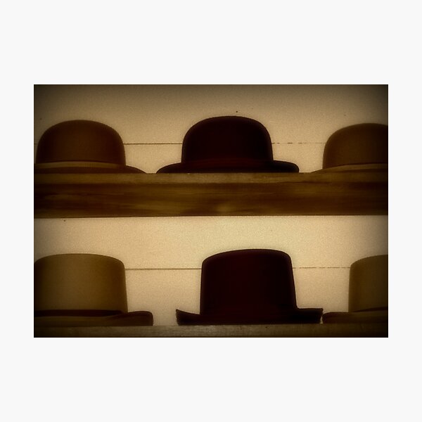 1800's General Store - Hats for Sale Photographic Print
