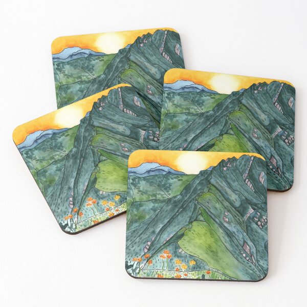 Item preview, Watercolor Mountain Range designed and sold by TigaTiga.