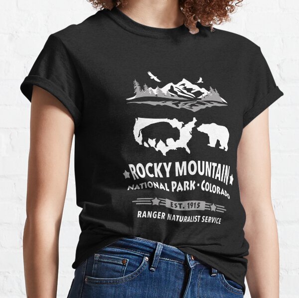 Rocky Mountains National Park Shirt for Men,hiking Shirt Mountain