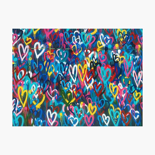 Item preview, Graffiti Hearts Love designed and sold by HIGraphicDesign.
