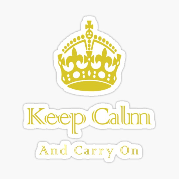 Item preview, Keep Calm And Carry On designed and sold by Sulaiteen.