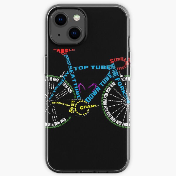 Fahrradanatomie für Fahrrad- und Fahrradliebhaber iPhone Flexible Hülle