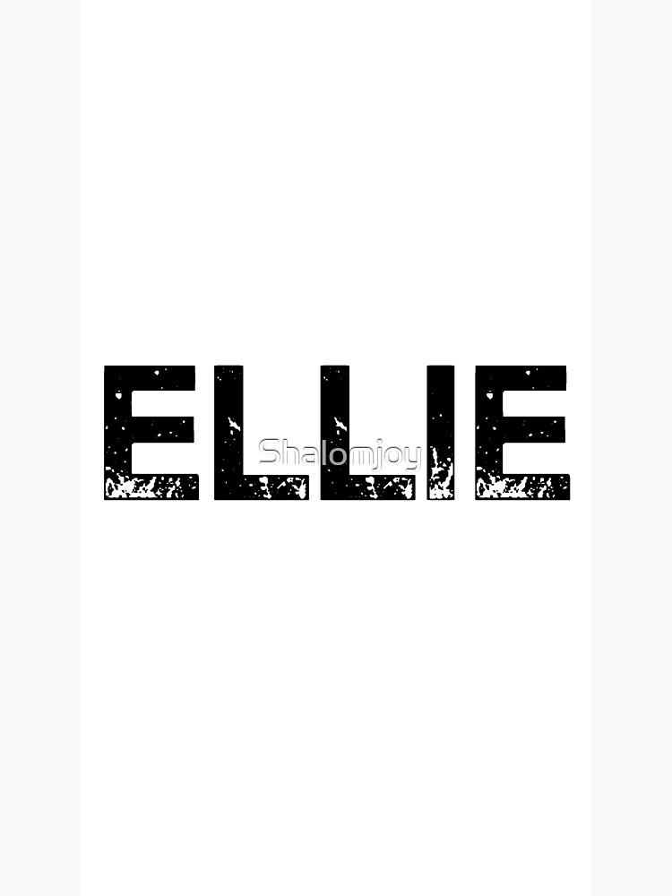 Ellie Poster For Sale By Shalomjoy Redbubble