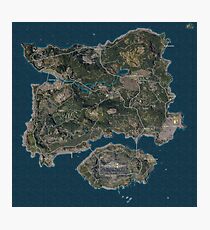 PUBG Erangel Photographic Print