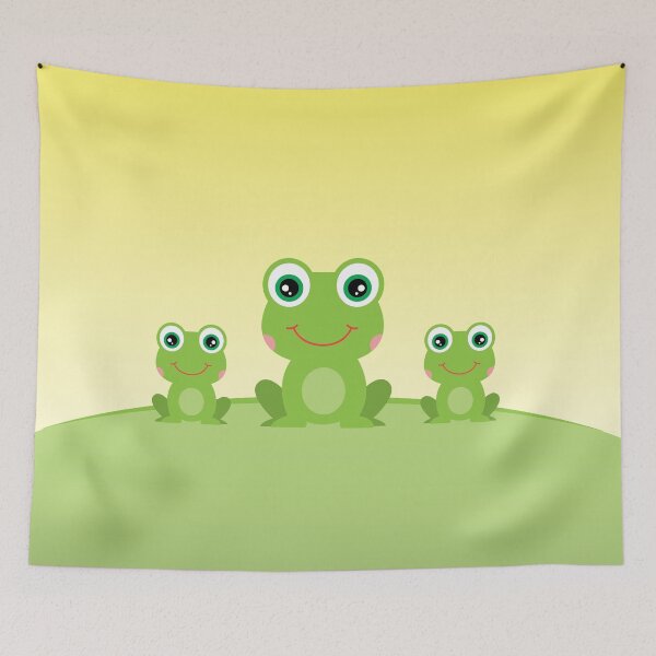 Item preview, Adorable Family of Green Frogs designed and sold by Tjaša Rome.