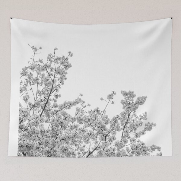 Item preview, Cherry Blossoms (Black and White) designed and sold by HIGraphicDesign.