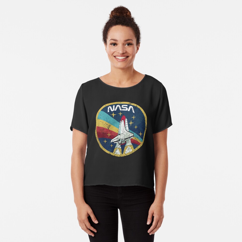 Nasa Vintage Colors V01 Chiffon Top