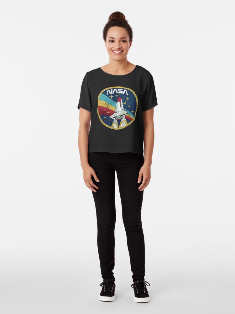 Alternate view of Nasa Vintage Colors V01 Chiffon Top