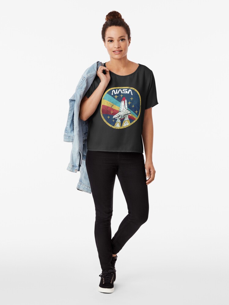 Alternate view of Nasa Vintage Colors V01 Chiffon Top