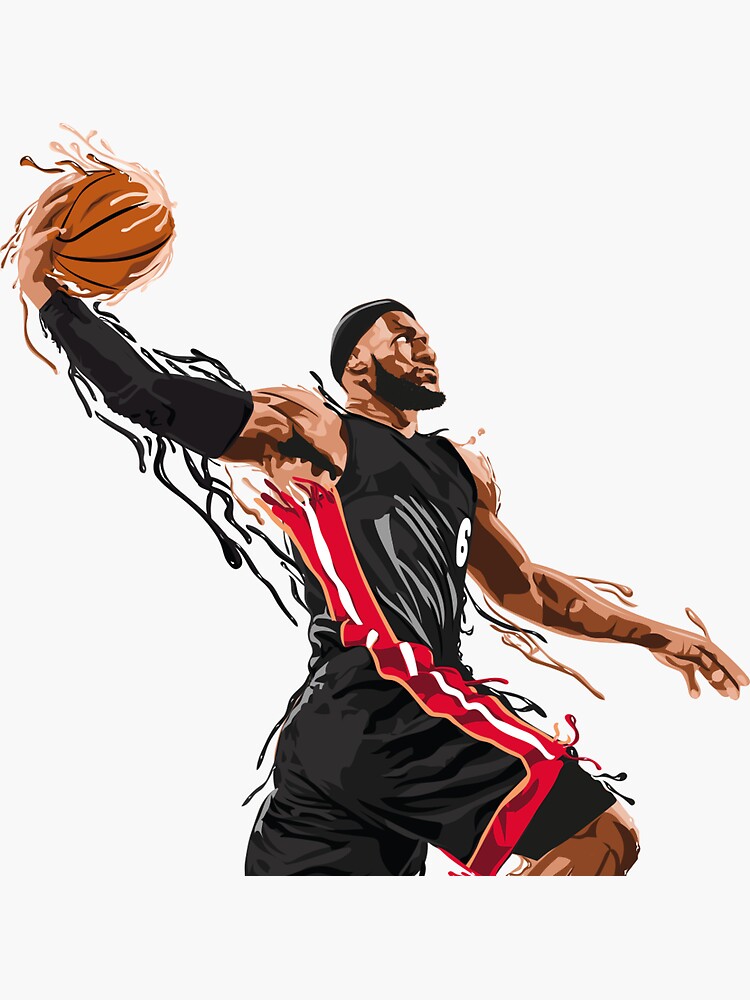 LeBron James Sticker ! Graphic sticker by Xouuu